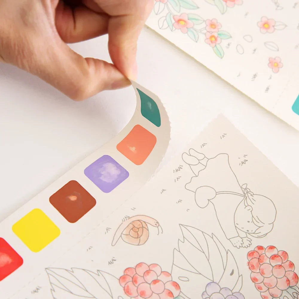 peinture-aquarelle-du-cahier-de-dessin